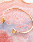 Citrine Open Cuff Bracelet