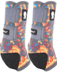 Classic Equine Legacy2 System Front Pattern Boots Pair Wildflower
