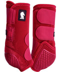 Classic Flexion Legacy2 Support Horse Front Boots Crimson