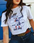 Classy Sassy Bad Assy Boxy Crop Graphic Tee