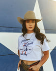Classy Sassy Bad Assy Boxy Crop Graphic Tee