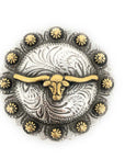 AJ Tack Longhorn Steer Berry Concho