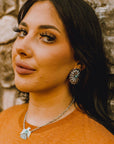 Concho Turquoise Studs