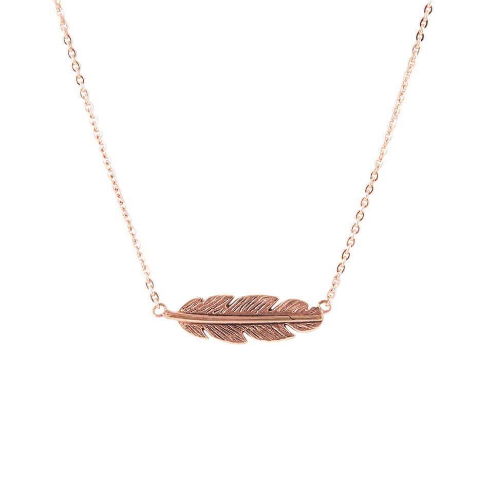 Copper Quill Necklace