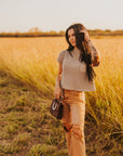 The Carlie Short Sleeve Sweater