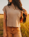 The Carlie Short Sleeve Sweater