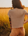 The Carlie Short Sleeve Sweater