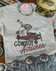 Cowboy Airlines Graphic Tee