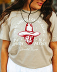 Cowboy Is A Patriot Trump Graphic Tee
