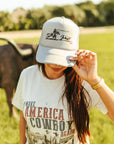 Cowboy Roper Trucker Hat
