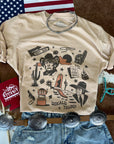 Donald Trump Western Flash Sheet Tee