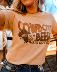Cowboys & Beer Western Graphic Tee