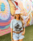 Cowgirl Calf Roper Graphic Tee