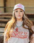 Pink Hell I Won't Cowgirl Graphic Tee