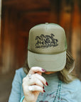 Cowgirl Rider Trucker Hat