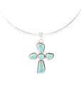 Cross Pendant and Sterling Silver Necklace