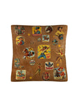 Vintage Cowgirl Collage Square Pillow Case 18x18 Made in America