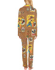 Vintage Cowgirl Collage Pajama Set