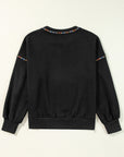 Jordyn Rainbow Pullover Sweatshirt