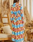 Ruidoso Aztec Button Down Dress Duster Plus Size