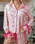 Paisley Tie 2pcs Pajama Set