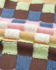 Checker Button Front Cardigan