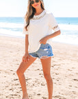 Madilynn Lace Crochet Casual Top