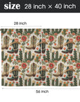 Cactus and Boots Curtains 28"x40" (2-Piece) Made in America