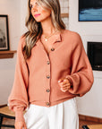 Parker Button Front Dolman Sleeve Sweater Cardigan