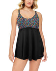 Crazy Cactus Lady Swim Dress & Shorts Set