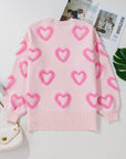 Heart Bubble Baggy Sweater