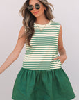 Dorothy Woven Ruffled Sleeveless Mini Dress