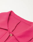 Collared Button Up Pocketed Romper