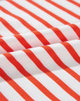 Stripe Drop Shoulder Crewneck Sweatshirt