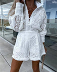 The Hamptons Vintage Lace Short Set