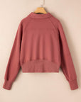 Fleece Lined Zip-Up Sweatshirt