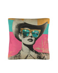 Baha Ranch Retro Pop Western Cool Cowgirl Pillow Case Made in America