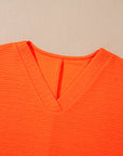 Textured T-Shirt and Shorts Set