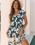 Louise Floral Ruffle Sleeve Dress