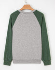 Colorblock Raglan Long Sleeve T-Shirt