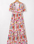 Kaitlyn Floral Short Sleeve Maxi Dress