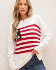 Lakelyn American Flag Sweater
