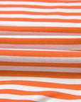 Stripe Reverse Seam Drop Shoulder Top