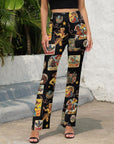 Vintage Cowgirl Collage Western Flare Pants