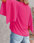 Hadley Flounce Bell Sleeve V Neck Blouse