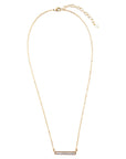 Dainty Mother of Pearl Bar Necklace
