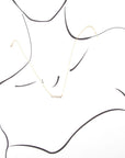 Dainty Mother of Pearl Bar Necklace