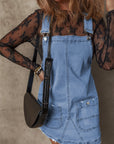 Ryleigh Pocketed Adjustable Straps Denim Overall Dress