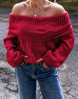 Eleanor the Shoulder Knit Sweater