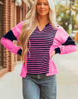 Haven Stripe Loose Fit Long Sleeve Top